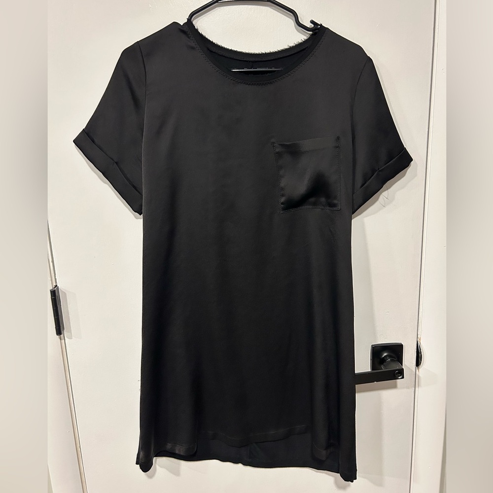 ZARA Black Viscose Women's Dress Size Small